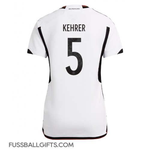 Deutschland Thilo Kehrer #5 Fußballbekleidung Heimtrikot Damen WM 2022 Kurzarm